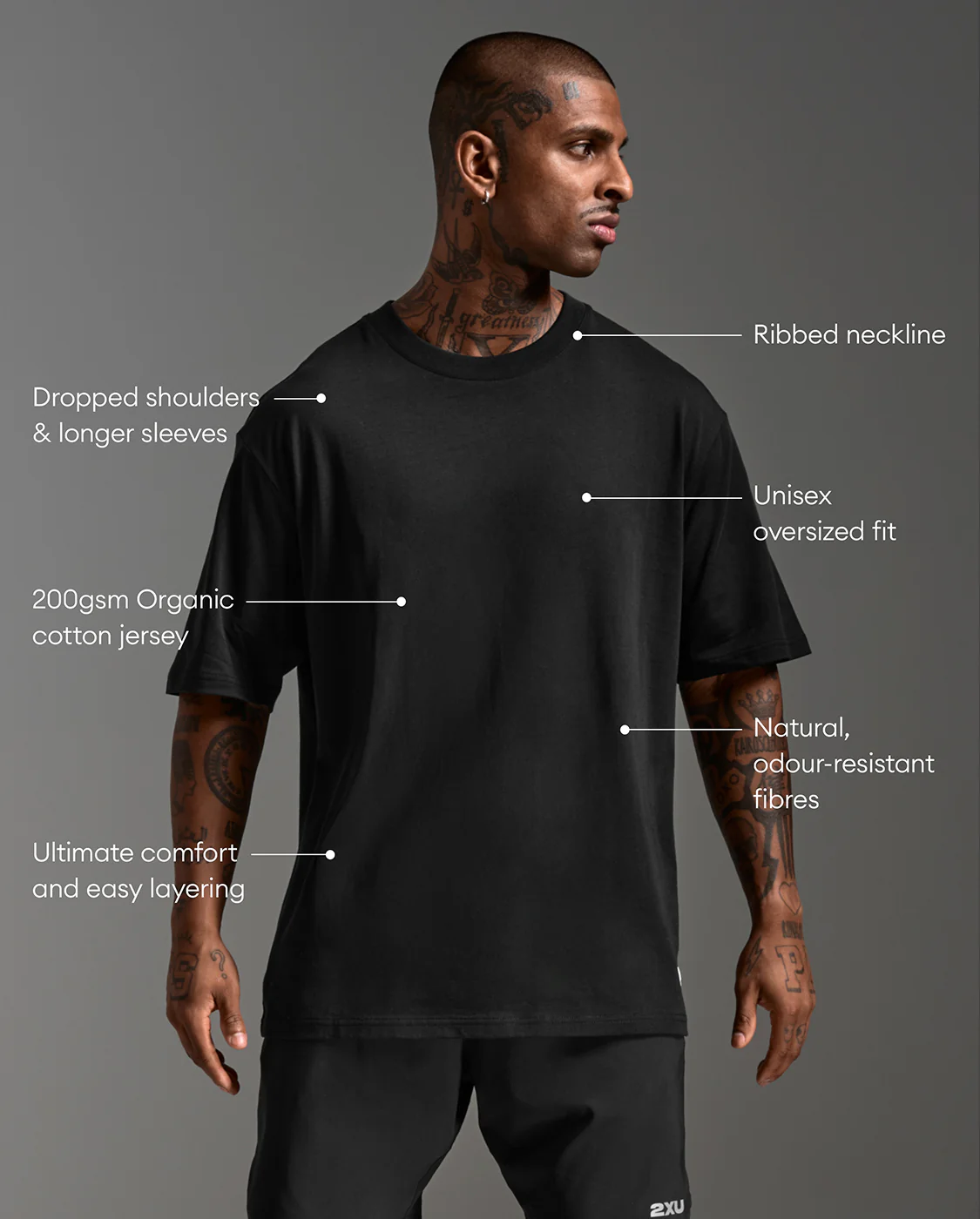 EZ Oversized Organic Cotton Tee - Image 2