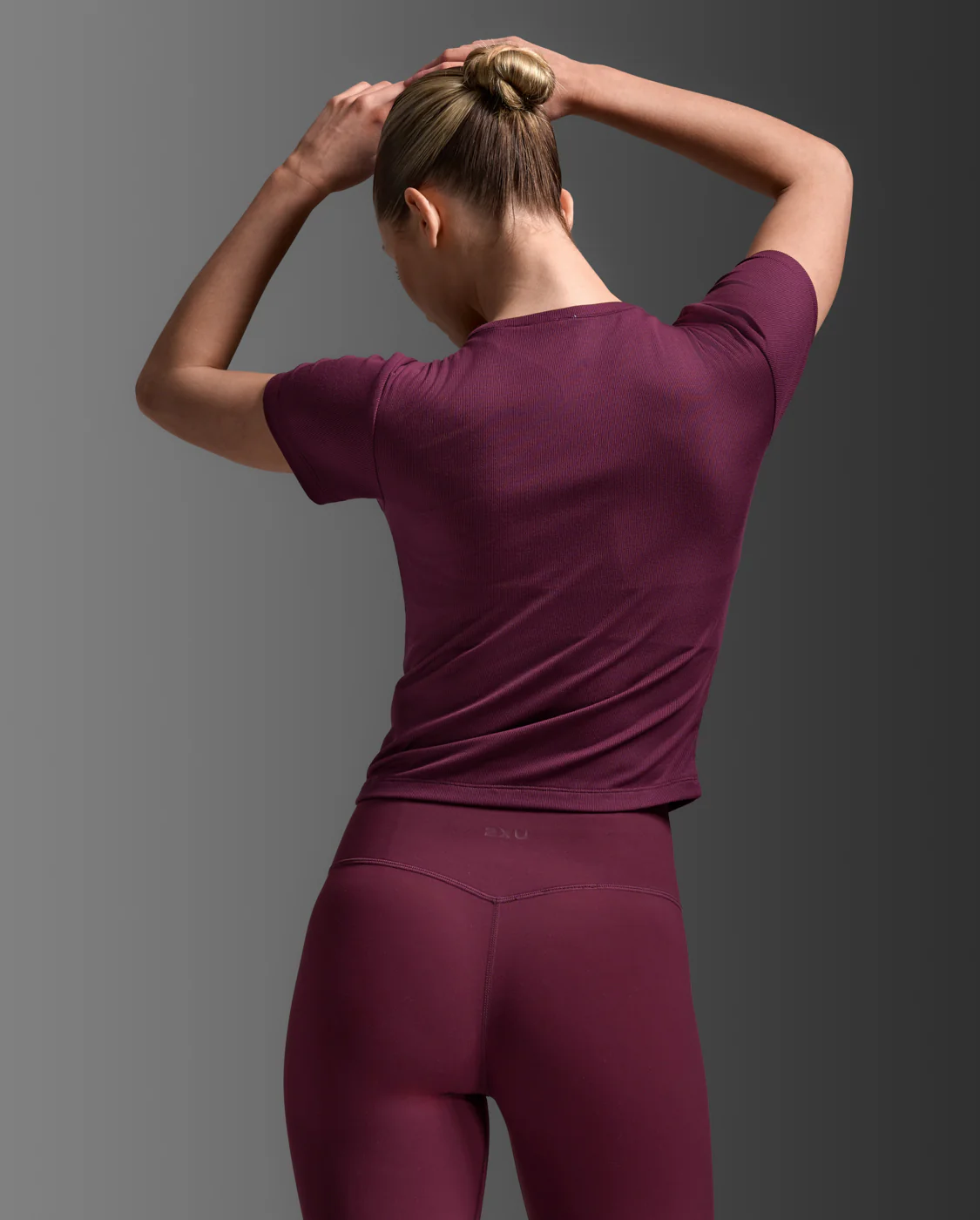 Fluid Modal Ribbed Crop Tee - Image 3