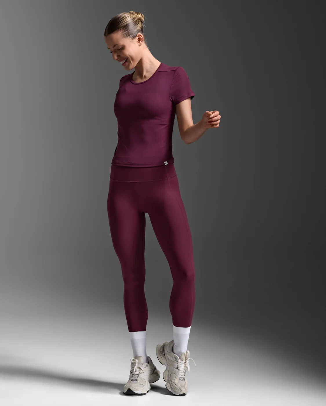 Fluid Modal Ribbed Crop Tee - Image 4
