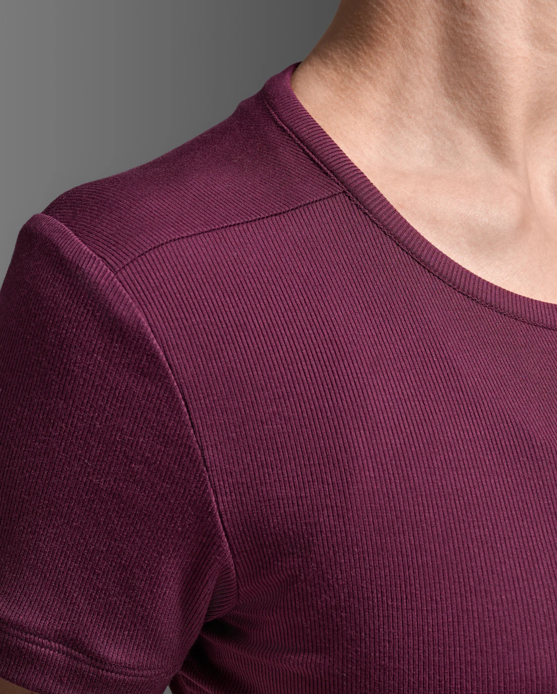 Fluid Modal Ribbed Crop Tee - Image 8