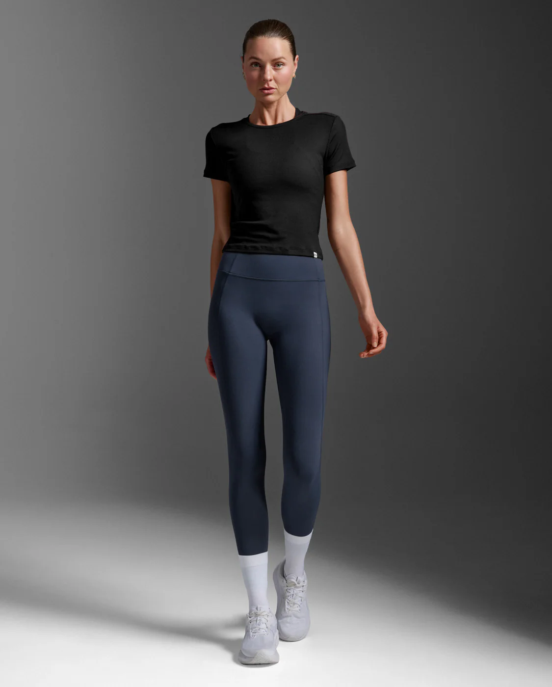 Fluid Modal Ribbed Crop Tee - Image 6
