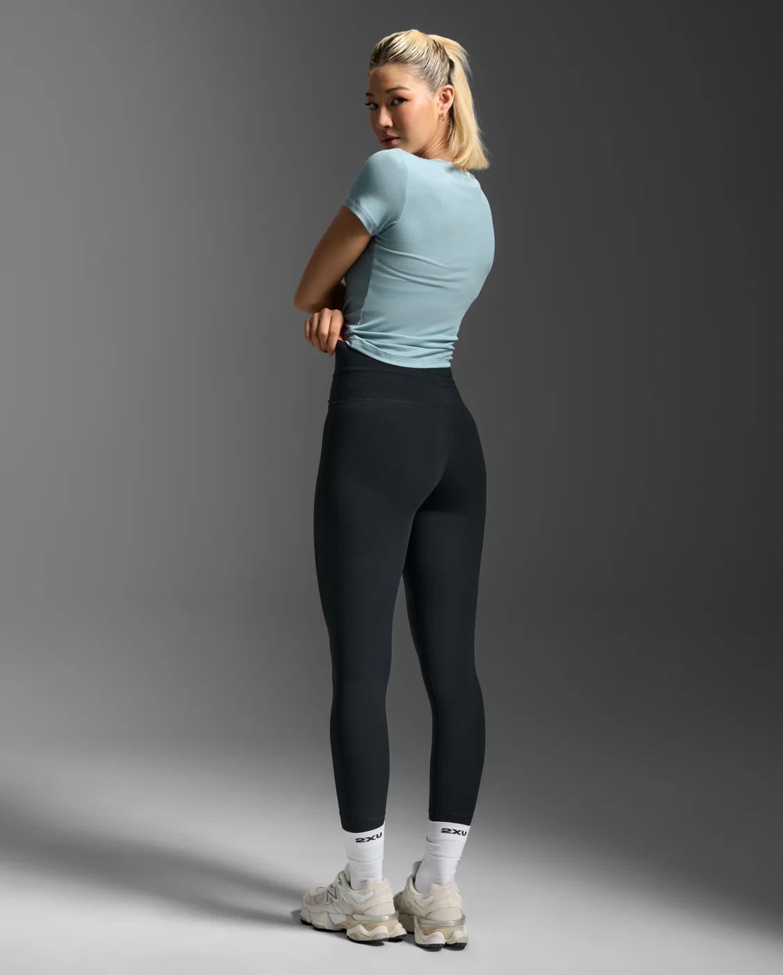 Fluid Modal Ribbed Crop Tee - Image 3
