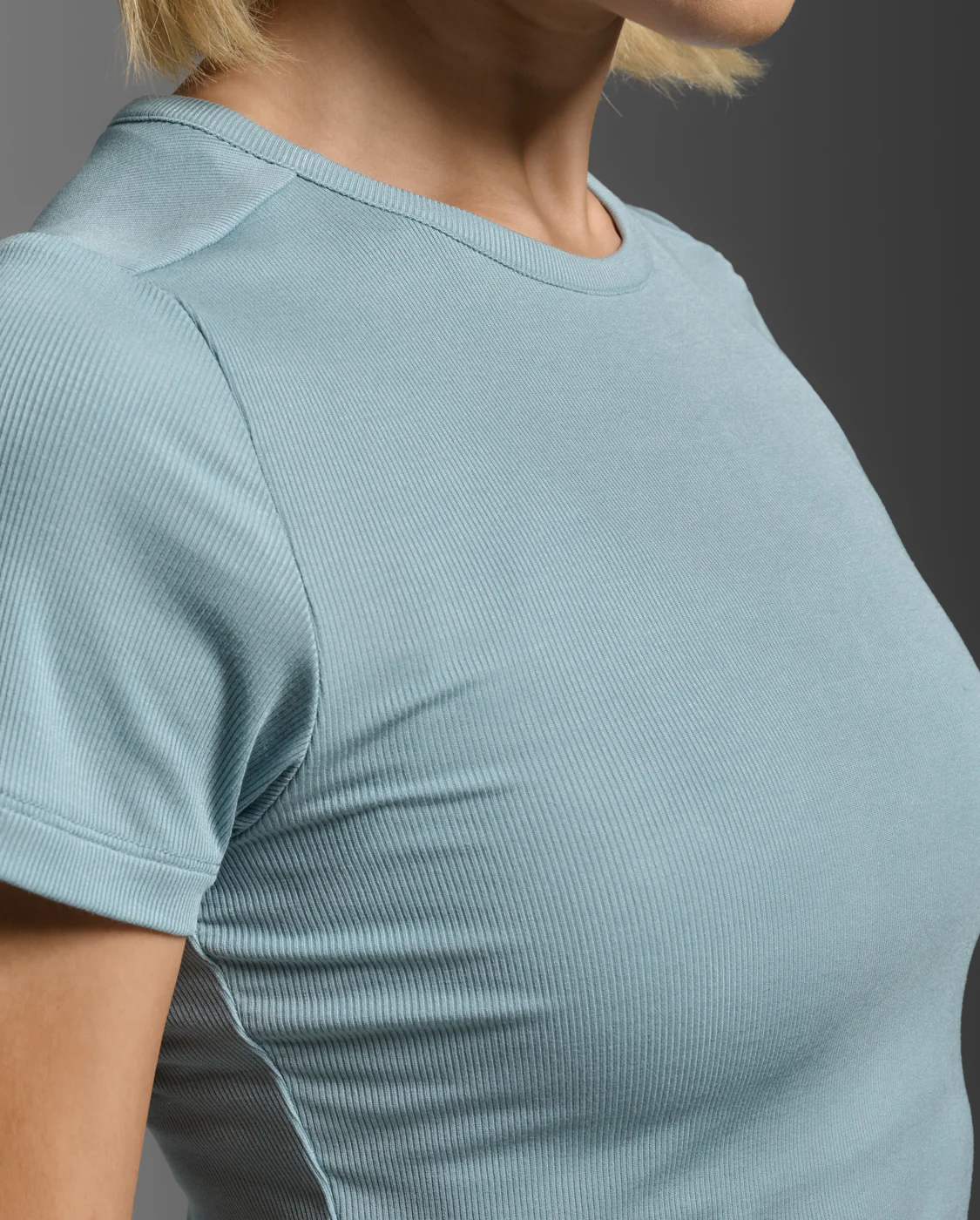 Fluid Modal Ribbed Crop Tee - Image 6