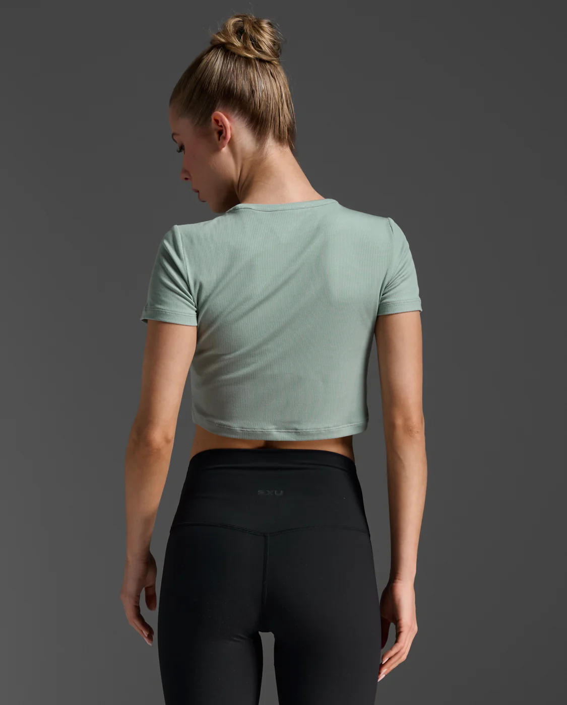 Fluid Modal Ribbed Crop Tee - Image 3