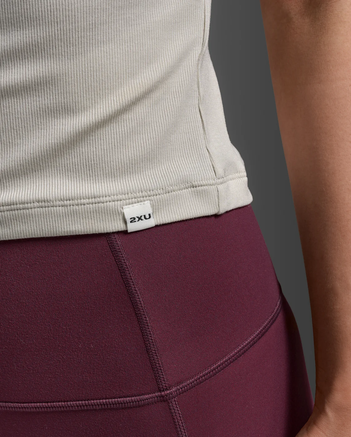 Fluid Modal Ribbed Crop Tee - Image 7