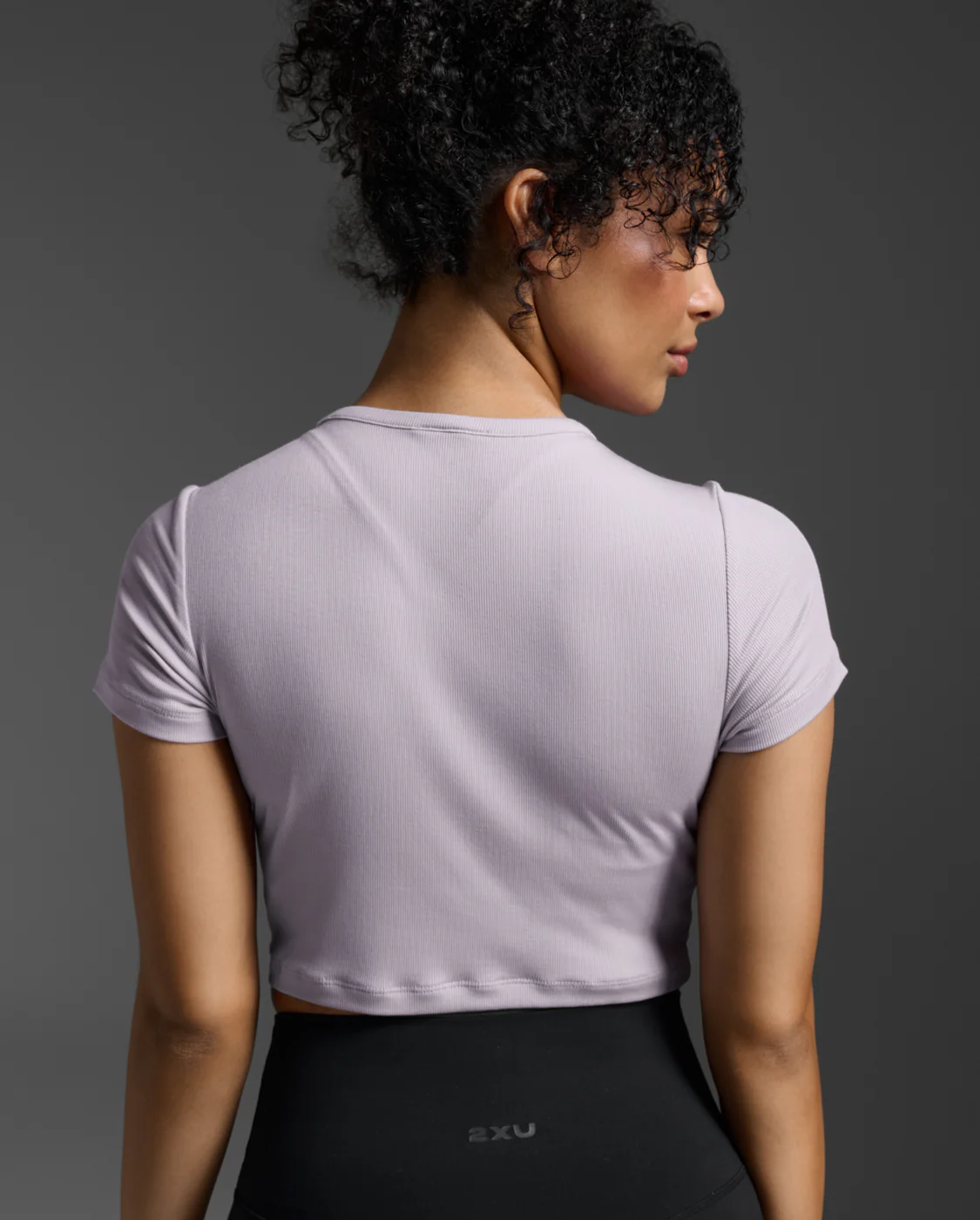 Fluid Modal Ribbed Crop Tee - Image 7