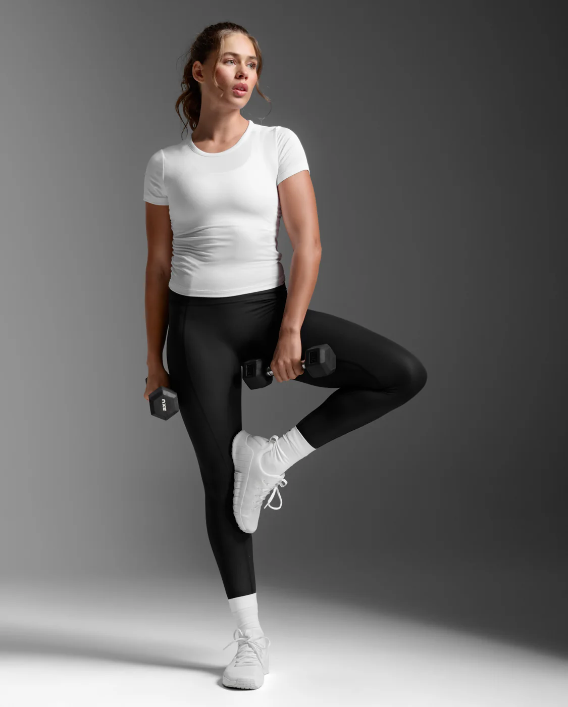 Fluid Modal Ribbed Crop Tee - Image 4
