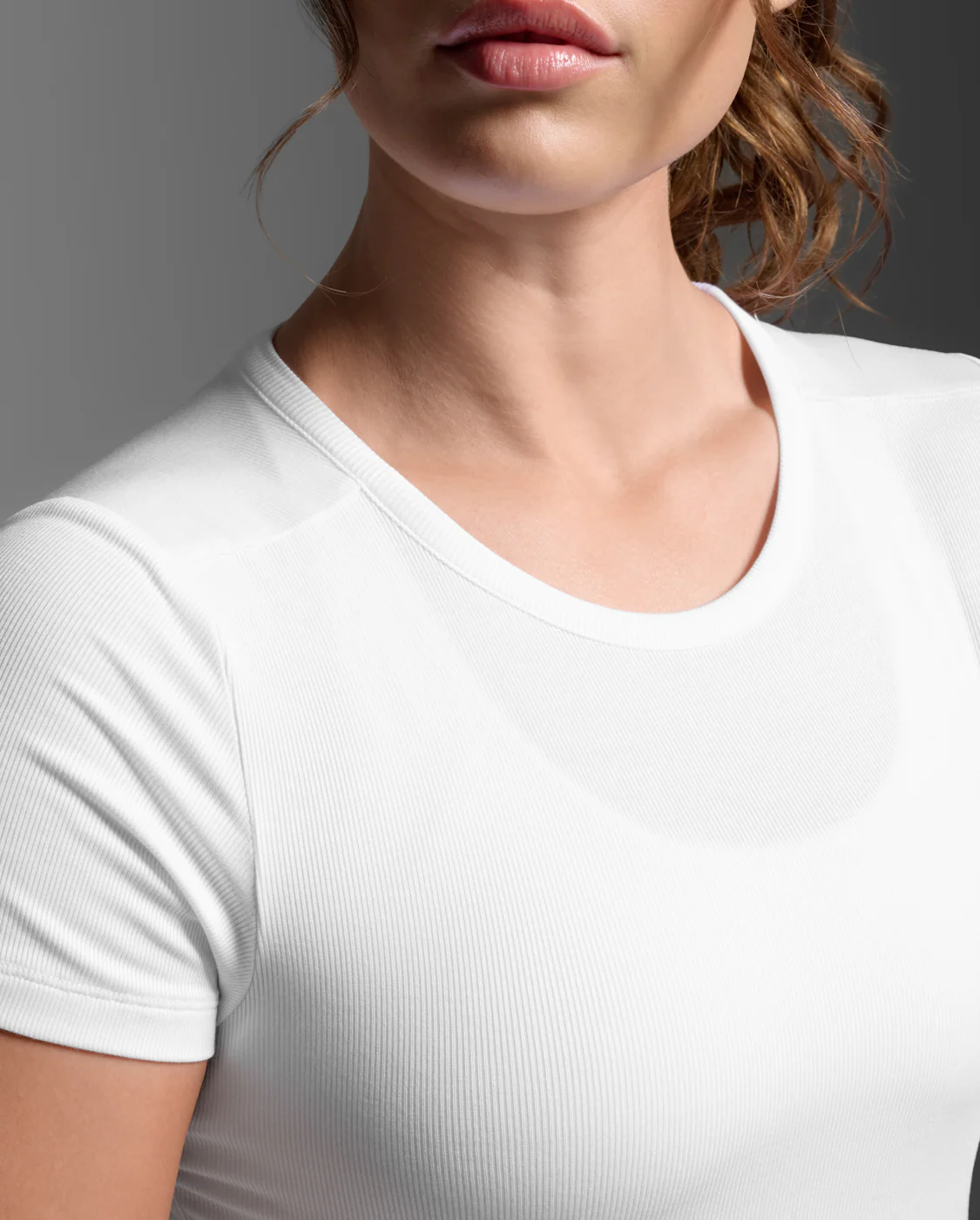 Fluid Modal Ribbed Crop Tee - Image 7