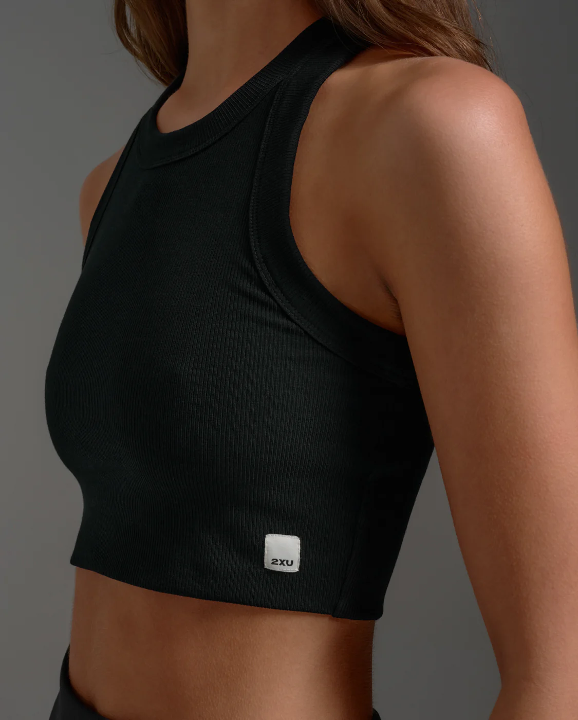 Fluid Tencel Ribbed Crop Tank - Image 4