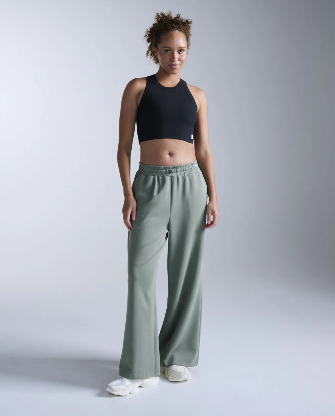 Fluid Tencel Ribbed Crop Tank - Image 5