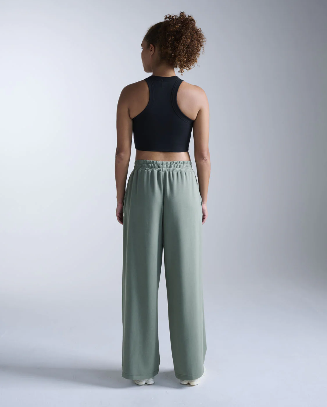 Fluid Tencel Ribbed Crop Tank - Image 7