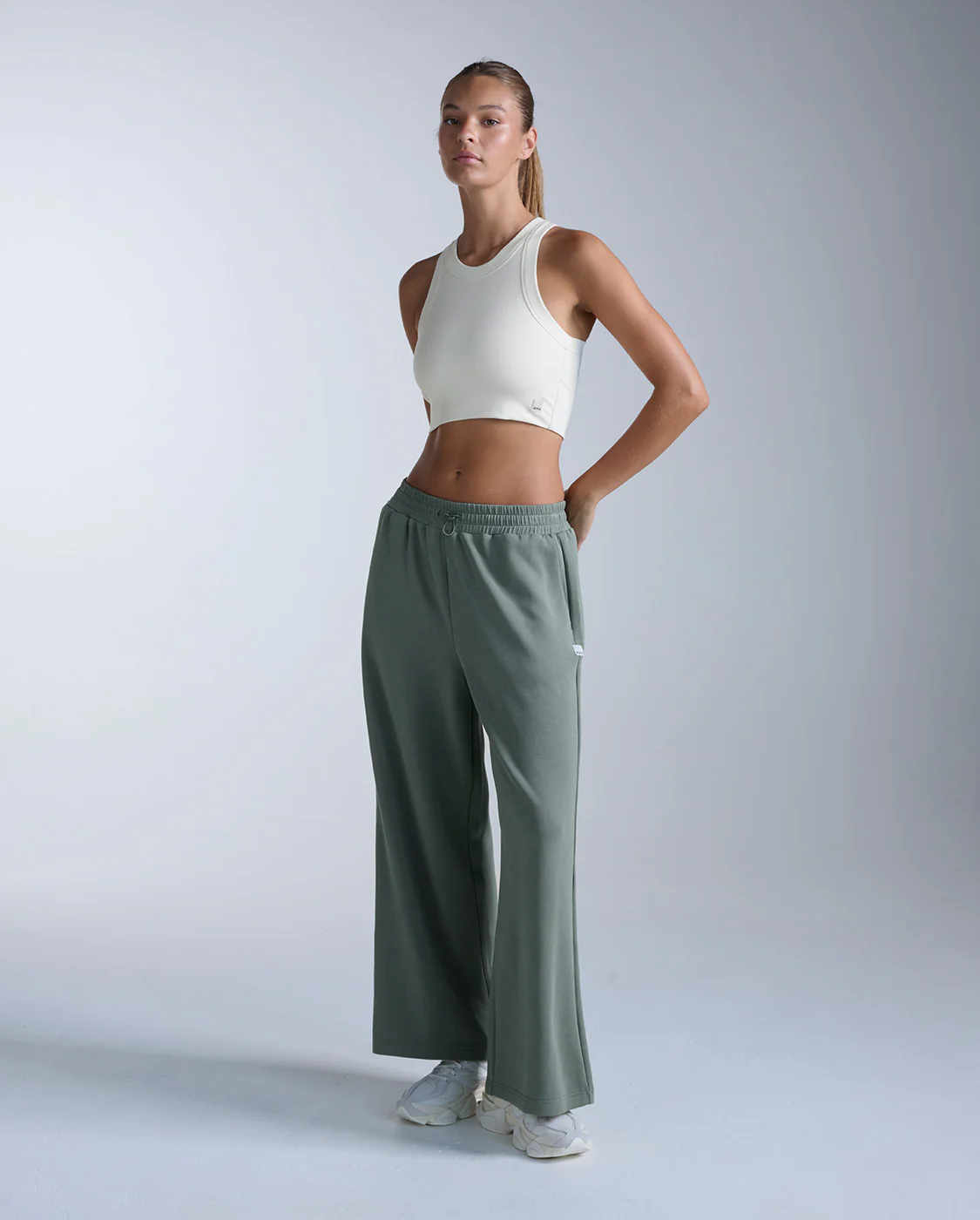 Fluid Tencel Ribbed Crop Tank - Image 6