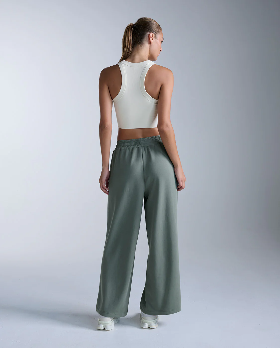 Fluid Tencel Ribbed Crop Tank - Image 7