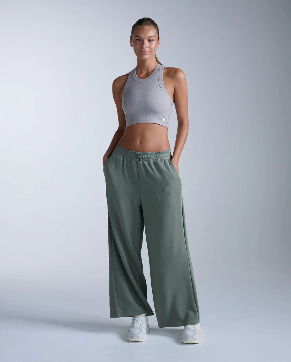 Fluid Tencel Ribbed Crop Tank - Image 5