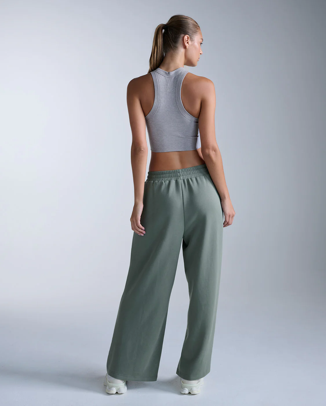 Fluid Tencel Ribbed Crop Tank - Image 7