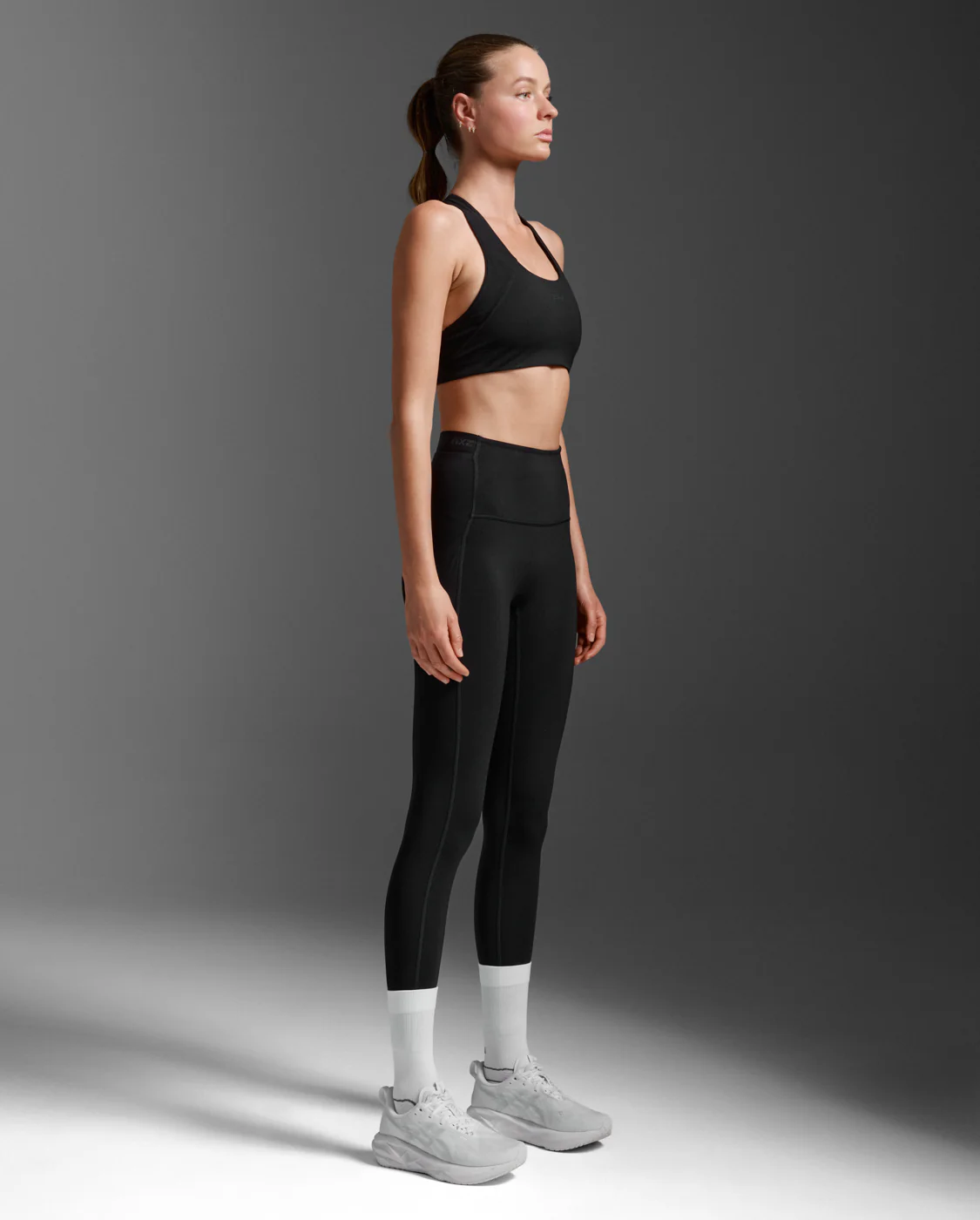 Form Stash Hi-Rise Compression Tights with Pockets (No Logo) - Image 2