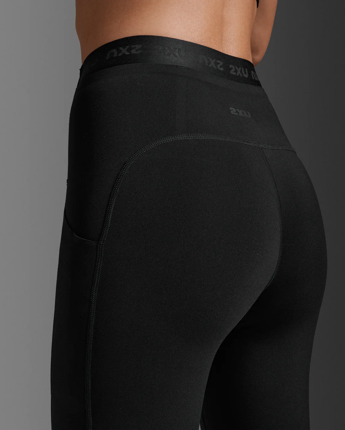 Form Stash Hi-Rise Compression Tights with Pockets (No Logo) - Image 8