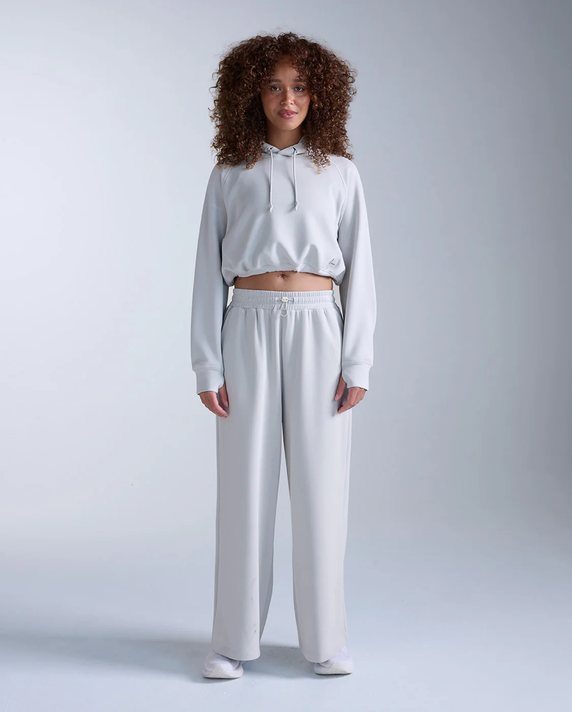 Wonderluxe Sand Washed Cropped Hoodie - Image 6