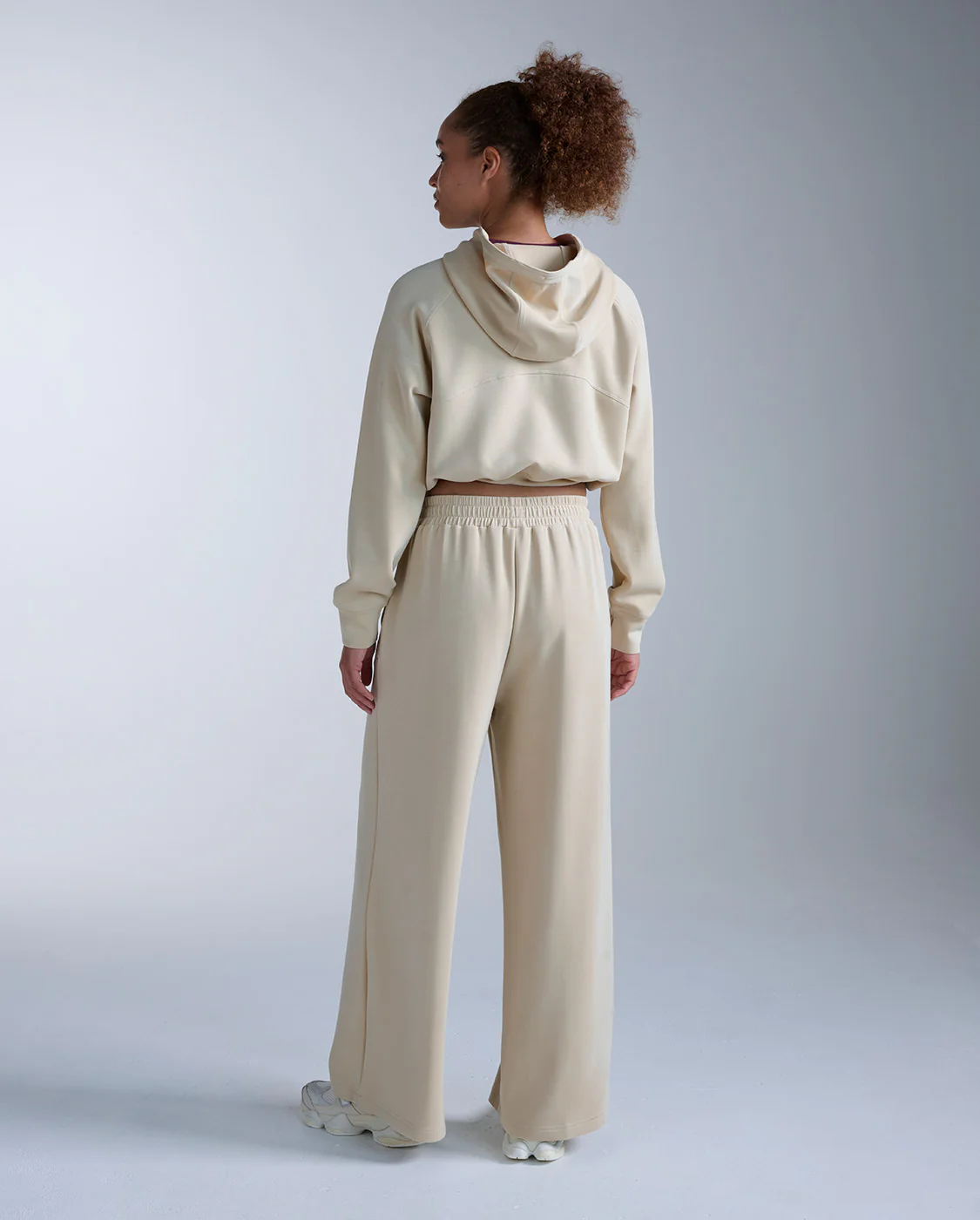 Wonderluxe Sand Washed Cropped Hoodie - Image 8