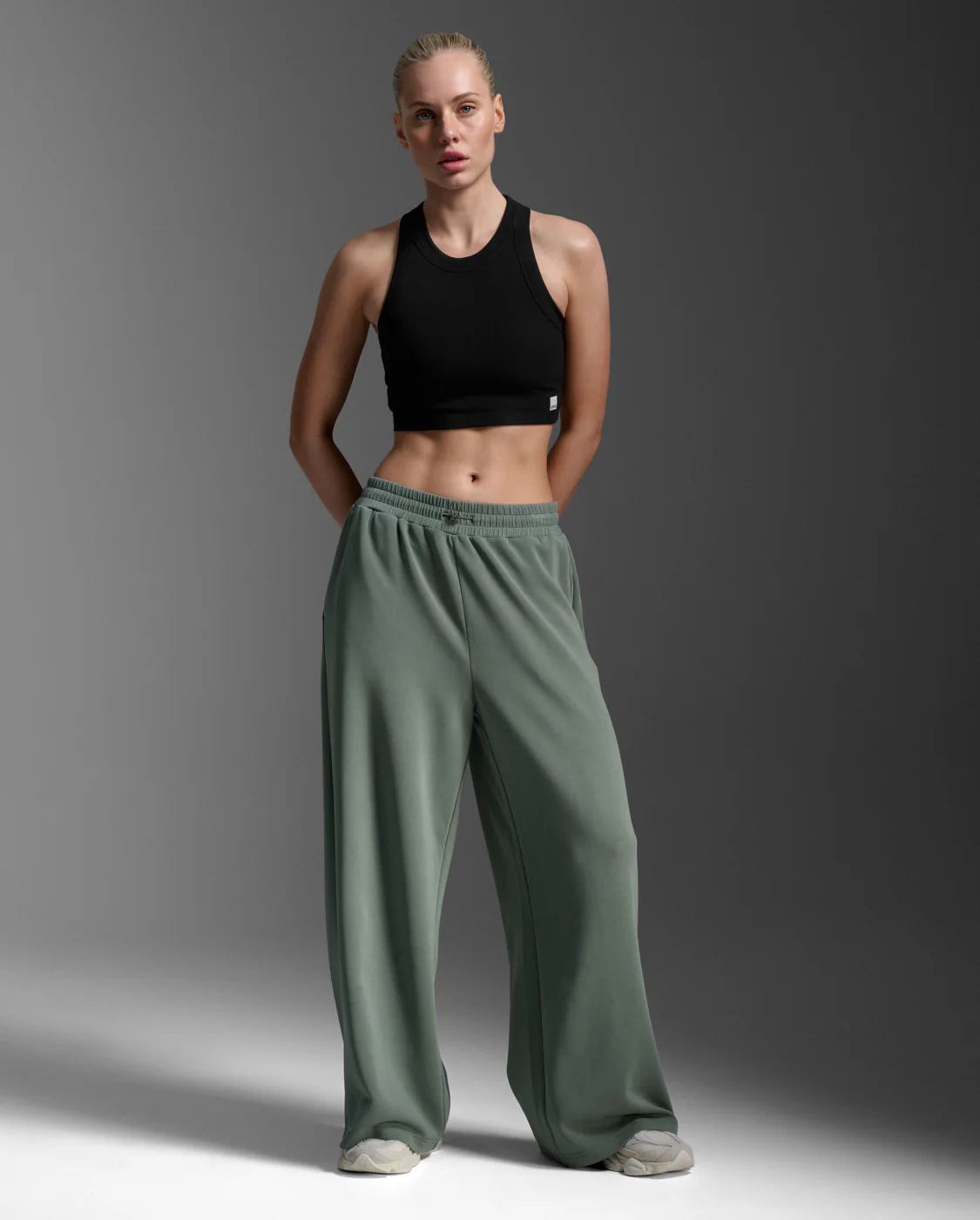 Wonderluxe Sand Washed Wide Leg Pants - Image 4